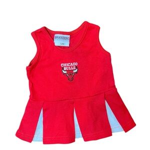 Brandon Chicago Bulls Red Dress for Kids